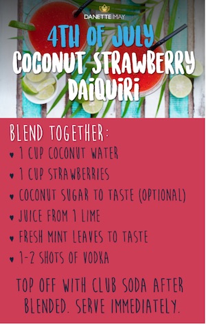 Alcohol diet, a Daiquiri recipe