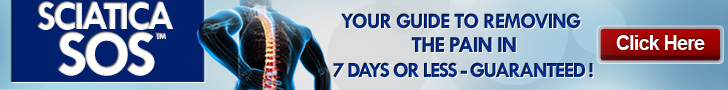 Sciatica banner for removing pain