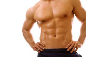 ABS a man's torso with 6 pack