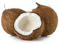 Coconut halved 