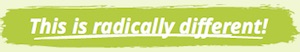 Radically Different header