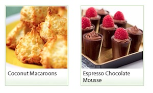 Desserts Macaroons and Mopusse