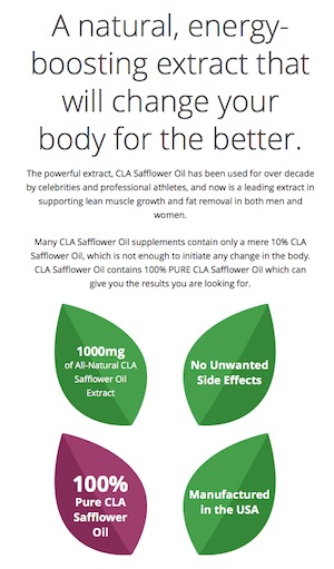 Safflower Oil four leaves