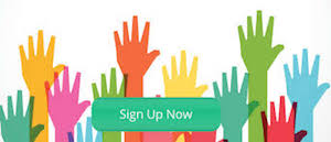 Hands to sign up 