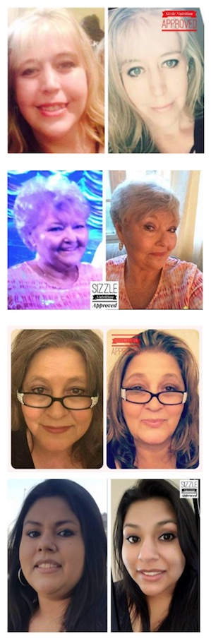 Sizzle Slim success faces