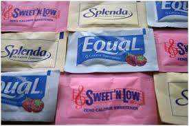 Sweetenders neatly arranged