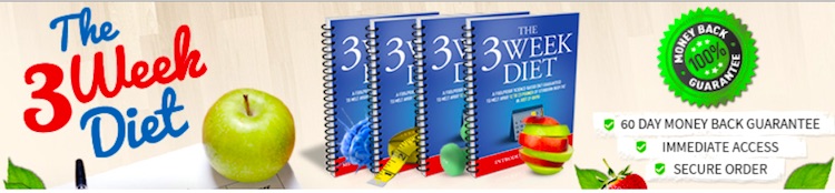 Three week diet banner
